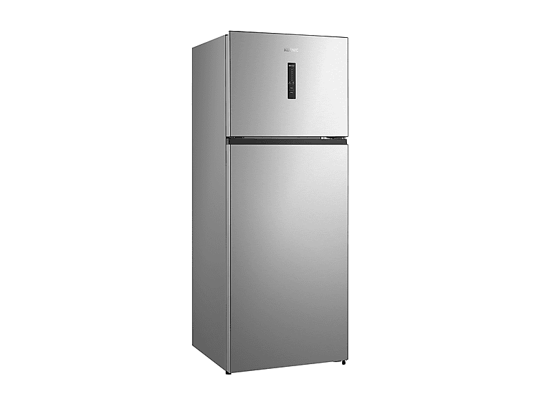 FRIGORIFERO DOPPIA PORTA KOENIC KFK 671 E NF IN, Capacità netta totale 467 l, Rumorosità: 38 dB(A), 3 ripiani, Dimensioni: L 67,1 cm A 185,2 P 73,8 cm, Inox, Classe