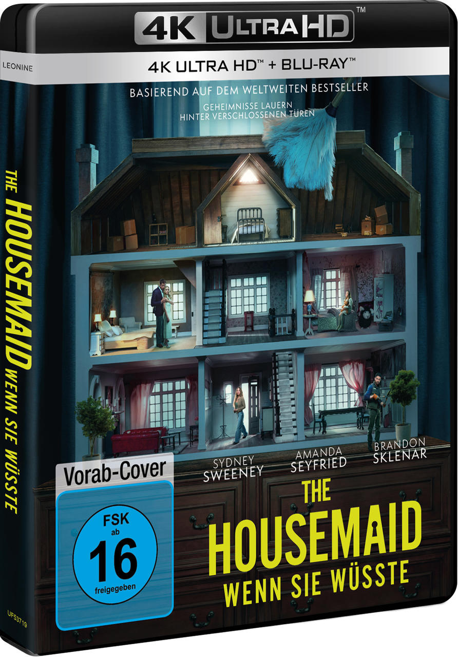 Cover eines Films im Puppenhaus-Stil, Titel: The Housemaid