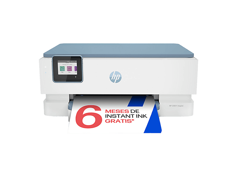 Impresora multifunción - HP Envy Inspire 7221e, Wi-Fi™, USB, Impresión automática doble cara, Instant Ink, HP+, Blanco