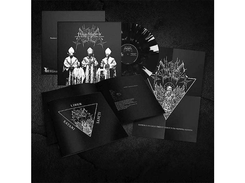 Hell Militia - Canonisation Of The Foul Spirit (Black Cloudy LP) - (Vinyl)