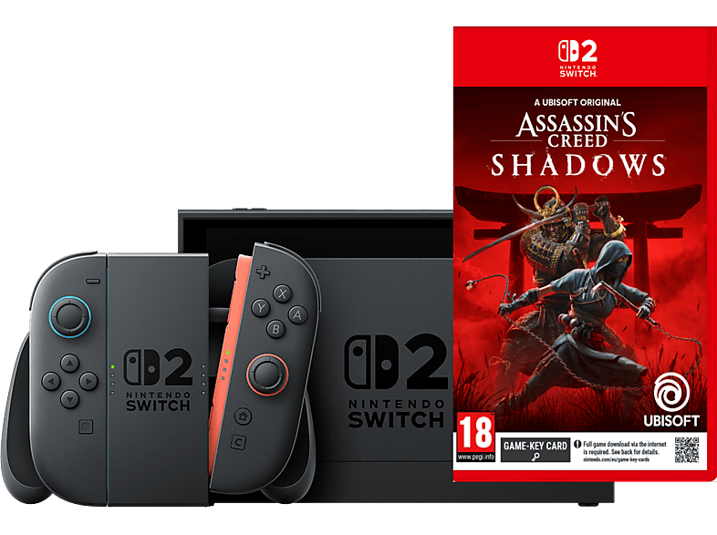 NINTENDO Switch 2 Konsole + Assassin's Creed Shadows (Game Keycard ...