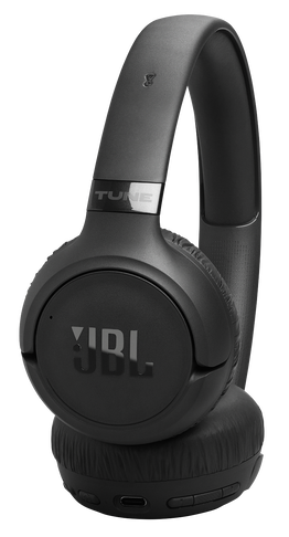 Czarne słuchawki JBL z napisem TUNE i portem USB-C.