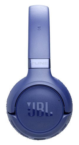 Granatowe słuchawki JBL z napisem "TUNE".