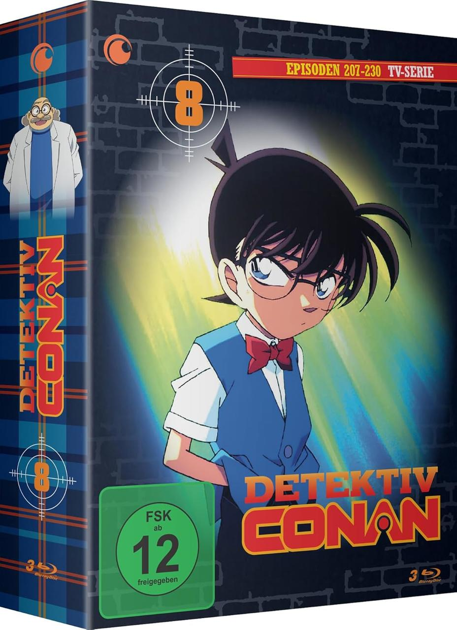 Detektiv Conan Blu-ray Hülle mit Conan, Episoden 207-230, FSK 12.