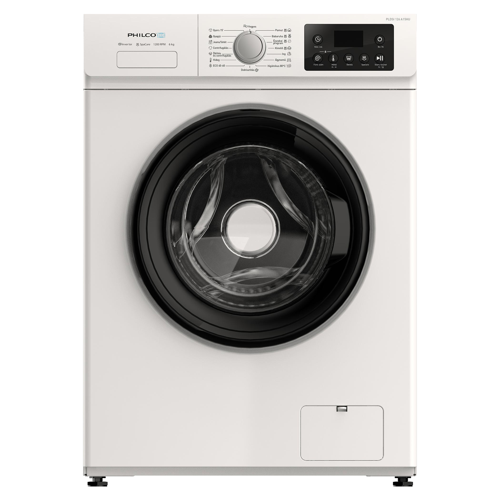 PHILCO PLDSI 126 A15HU Elöltöltős mosógép