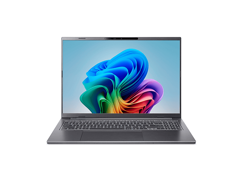 ACER Aspire 16 AI Laptop NOTEBOOK, '', processore Qualcomm Snapdragon X X1-26100 8C, Adreno™ Onboard Graphics, RAM GB, 512 GB SSD, Grey, Windows 11 Home