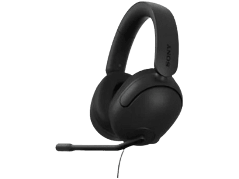 Auriculares gaming - Sony INZONE H3, Sonido espacial 360 para gaming, Micrófono Boom Flip-to-mute, PC/PS5, Ligeros 299g, Caja audio USB, G300, Negro