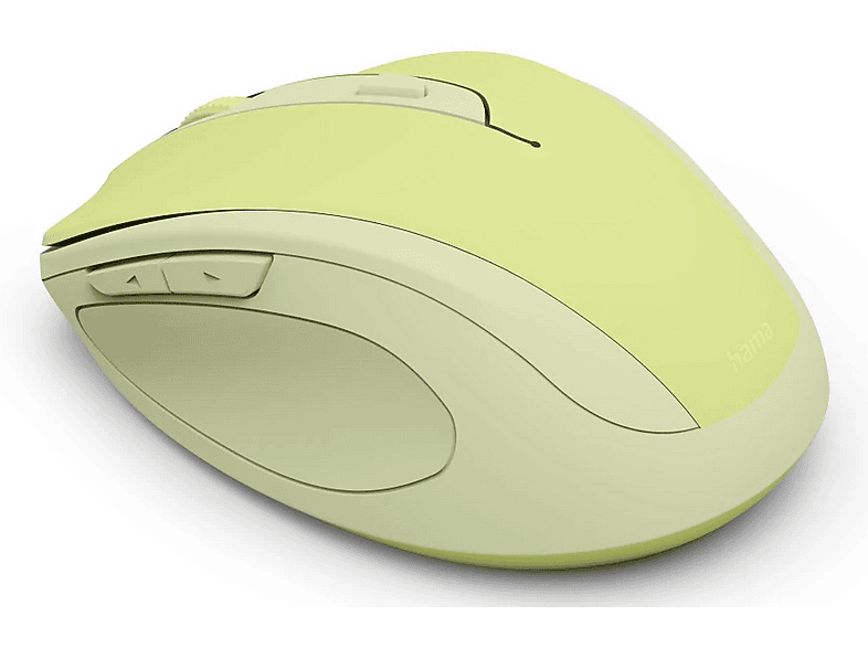 HAMA WM-400, kabellose Maus, ergonomisch, optisch, 6 Tasten, ohne Klickgeräusch, Gün — Foto 3 von 5