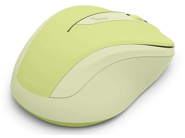 HAMA WM-400, kabellose Maus, ergonomisch, optisch, 6 Tasten, ohne Klickgeräusch, Gün — Foto 5 von 5