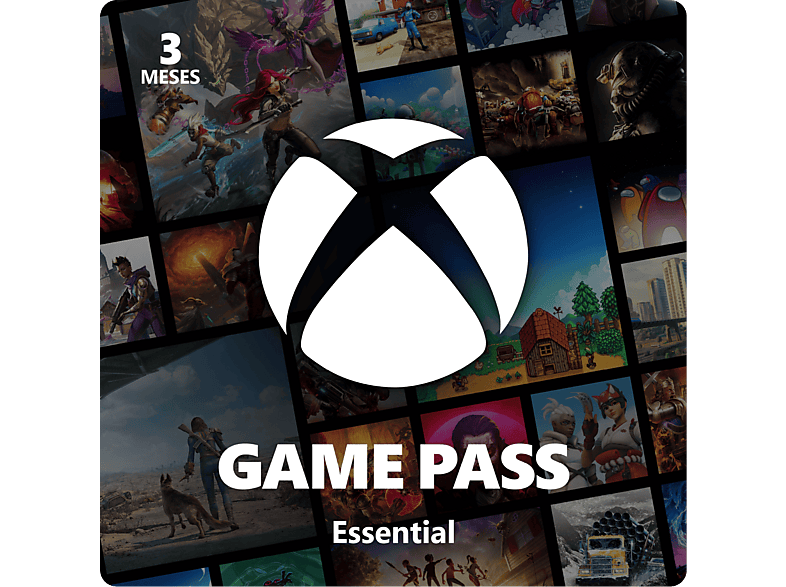 Xbox Game Pass Essential, 3 Meses, Para Series X S, One, PC, Android, iOS, Smart TV, Fire TV Stick, Meta Quest (Código de descarga)