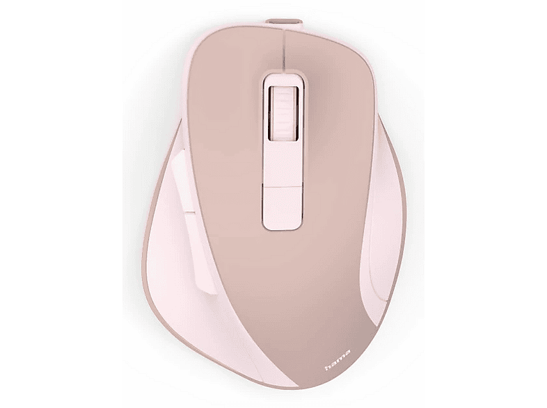 HAMA WM-500, kabellose Maus, ergonomisch, optisch, 6 Tasten, ohne Klickgeräusch, Pink — Foto 2 von 5