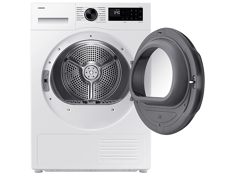 Thumbnail - SAMSUNG DV90DG52A0AEEG Wärmepumpentrockner (9 kg, Weiß)