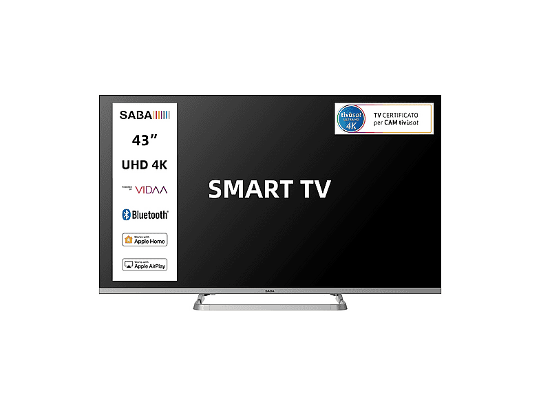 Saba Sa43Sm10Vda TV Led, 43", Full-HD