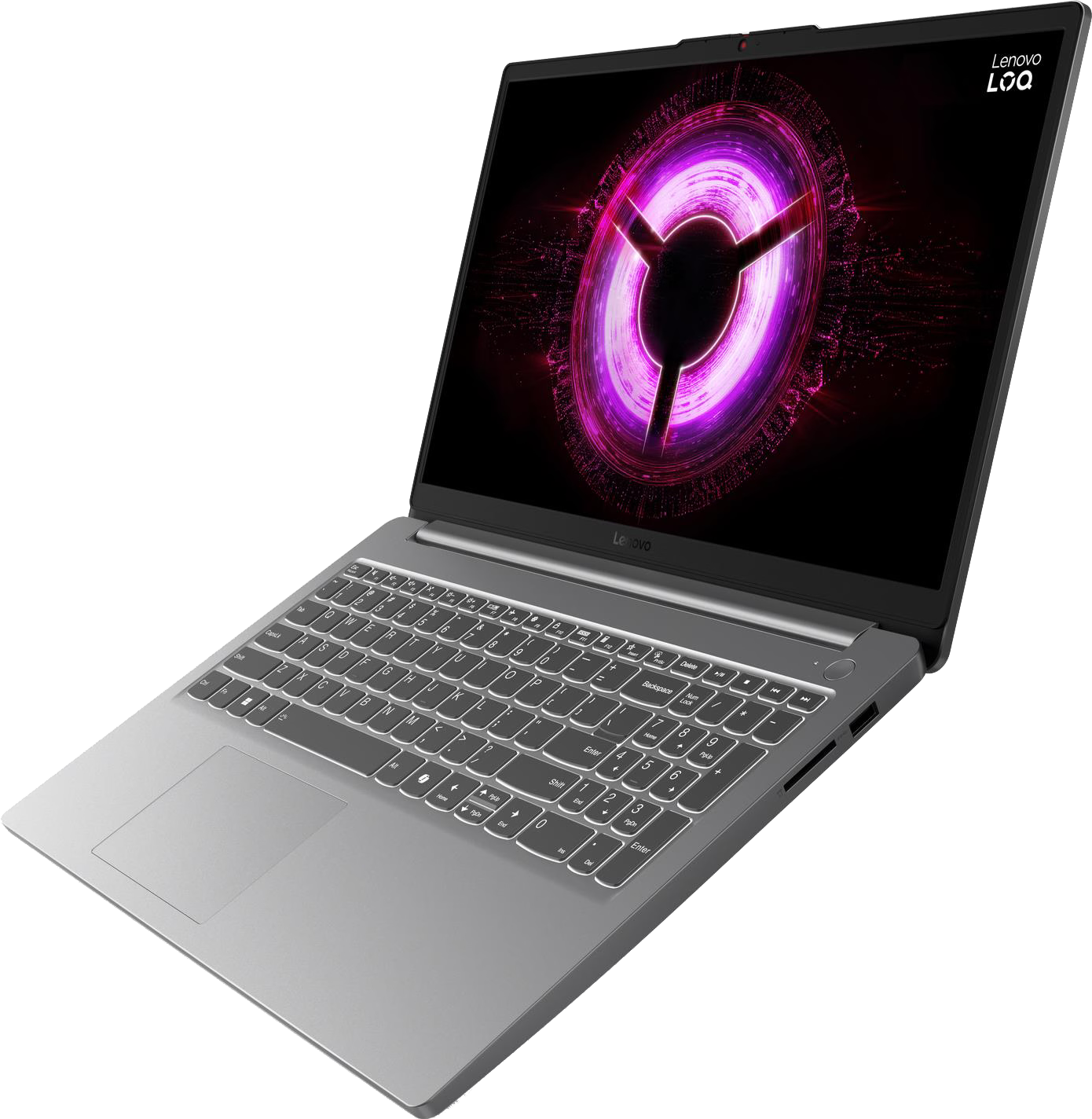 LENOVO LOQ 15ARP10E 83S00059HV Szürke Gamer laptop (15,6" FHD/Ryzen5/16GB/512 GB SSD/RTX3050 6GB/DOS)
