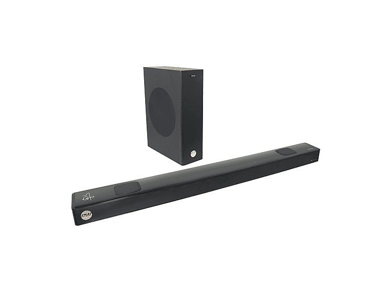 SOUNDBAR + SUBWOOFER PEAQ PEB 512-RW 5.1.2 canali, Potenza Max 200 W, Cassa wireless, Black