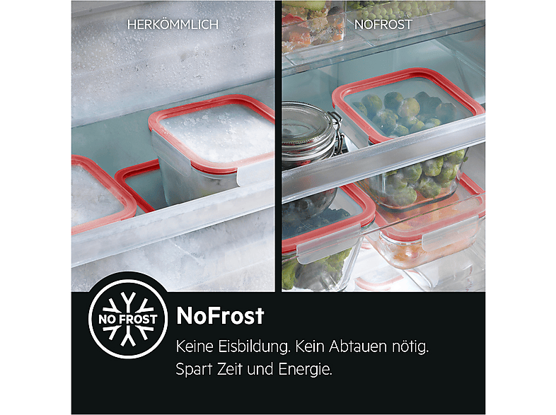 AEG Tab7N12EF Gefrierschrank (E, 122 l, 1224 mm hoch, No Frost (verminderte Eisbildung), Weiß) — Foto 2 von 5