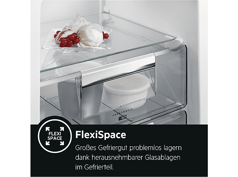 AEG Tab7N12EF Gefrierschrank (E, 122 l, 1224 mm hoch, No Frost (verminderte Eisbildung), Weiß) — Foto 4 von 5