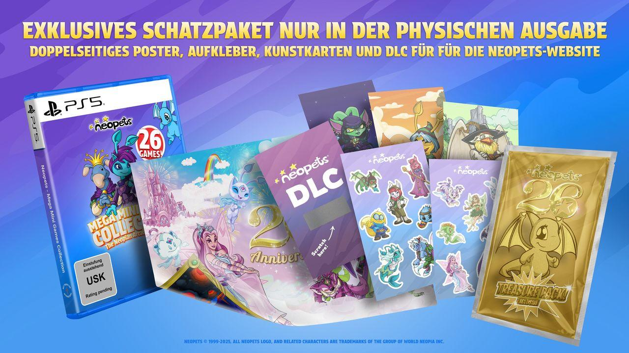 Neopets PS5 Spiel mit Poster, Aufklebern, Karten und DLC. Exklusiv in der physischen Ausgabe.