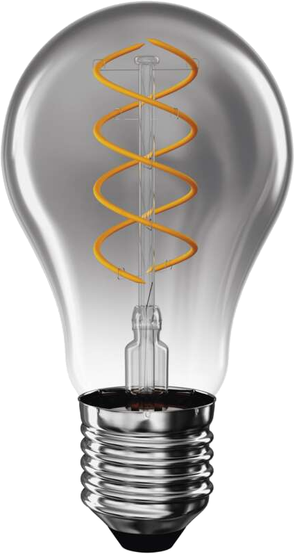 EMOS DECO SMOKED A60 LED izzó, E27, 4,5W (Z55311)