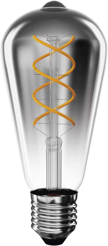 EMOS DECO SMOKED ST64 LED izzó, E27, 4,5W (Z57311)