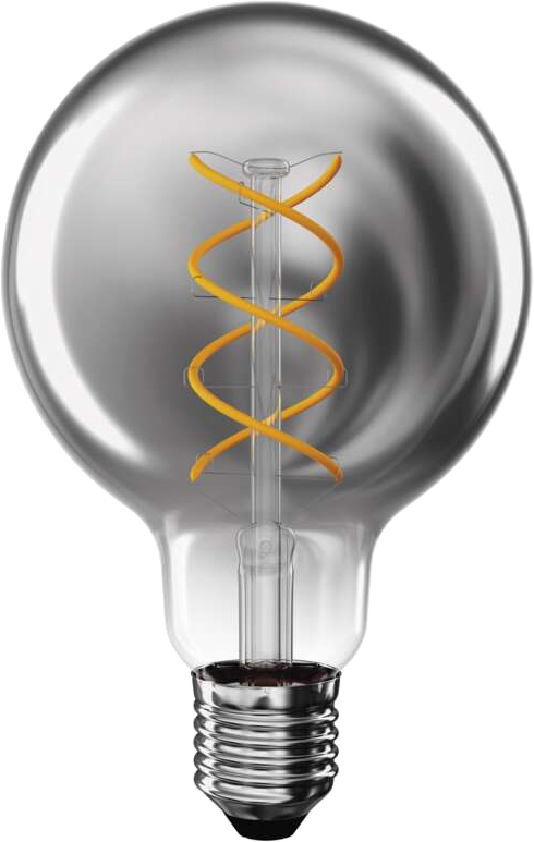 EMOS DECO SMOKED G95 LED izzó, E27, 4,5W (Z52311)