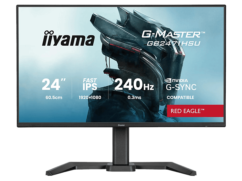 iiyama G-Master Red Eagle GB2471HSU-B1 23,8" Full HD Fast IPS 240Hz 0,3ms MPRT Gamingowy