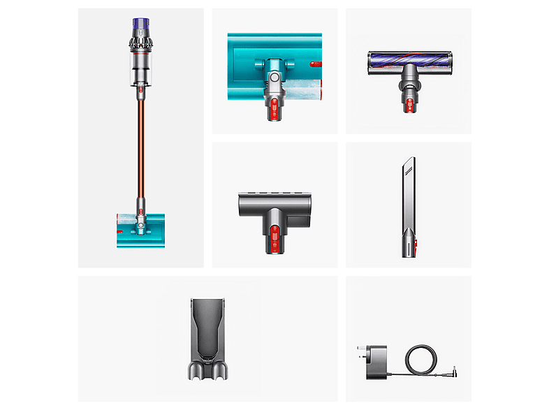 Dyson 594446-01 V10 Submarine Staubsauger mit Nass-Walze (0,76 l, Akkulaufzeit: bis zu 60 Minuten, Nickel / Kupfer) — Foto 2 von 5