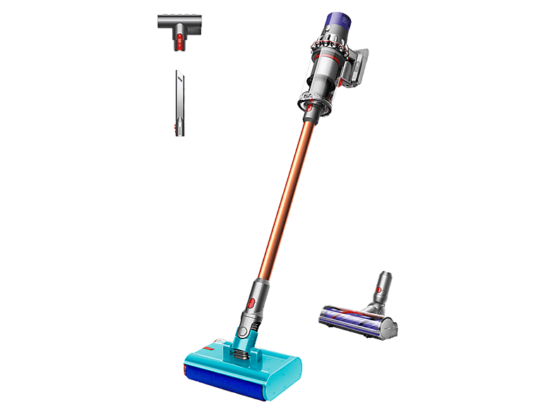 Dyson 594446-01 V10 Submarine Staubsauger mit Nass-Walze (0,76 l, Akkulaufzeit: bis zu 60 Minuten, Nickel / Kupfer)