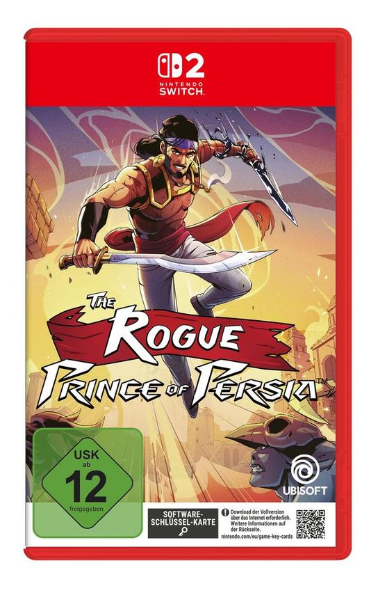 Das Cover des Videospiels Prince of Persia mit einem Mann mit Säbeln.