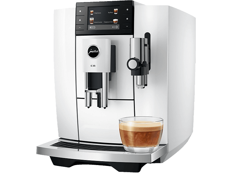 JURA E8 (ED) Kaffeevollautomat Piano White
