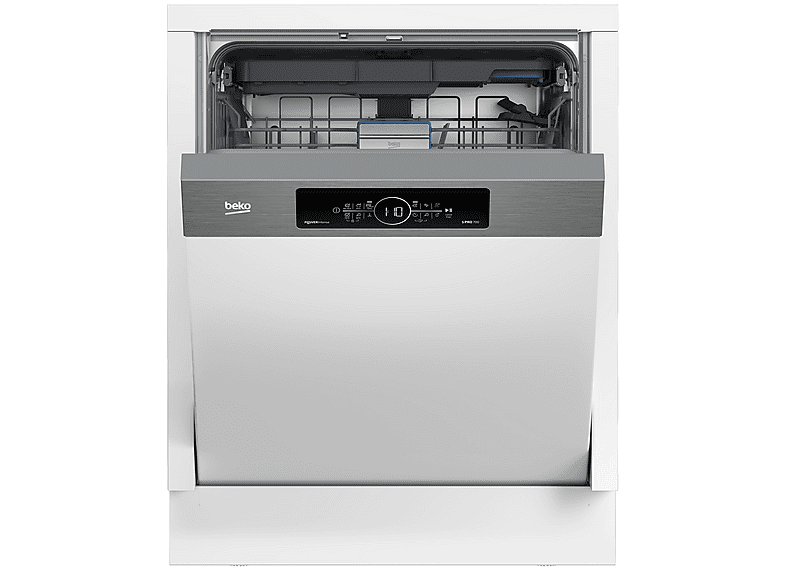 BEKO BDSN36462XP Geschirrspüler (teilintegrierbar, 598 mm breit, 38 dB (A), A)