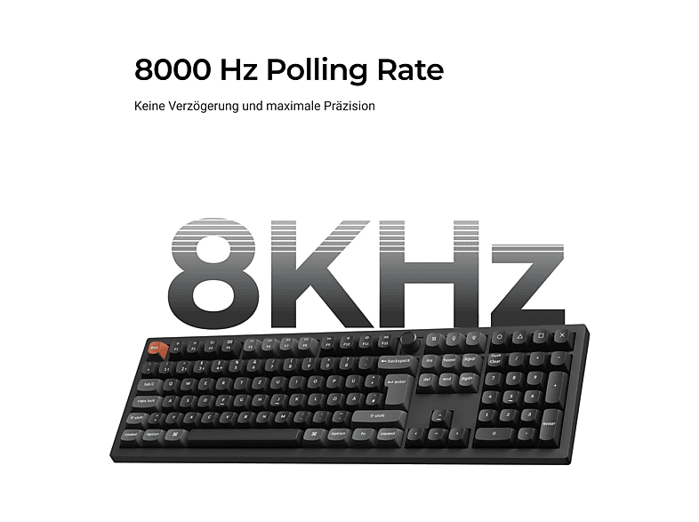 Thumbnail - KEYCHRON V6 Ultra 8K - Swappable RGB Backlight Full Size, deutsches Layout, Tastatur, Mechanisch, kabelgebunden und kabe...
