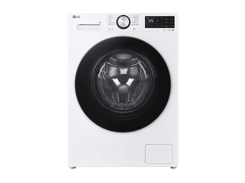 Lg F2Nx50S8Tlc Lavatrice, Caricamento Frontale, 8 Kg, 12 Programmi, Profondità 47,5 Cm, Bianco, Livello Rumorosità Centrifuga 71 Db(A), Classe A