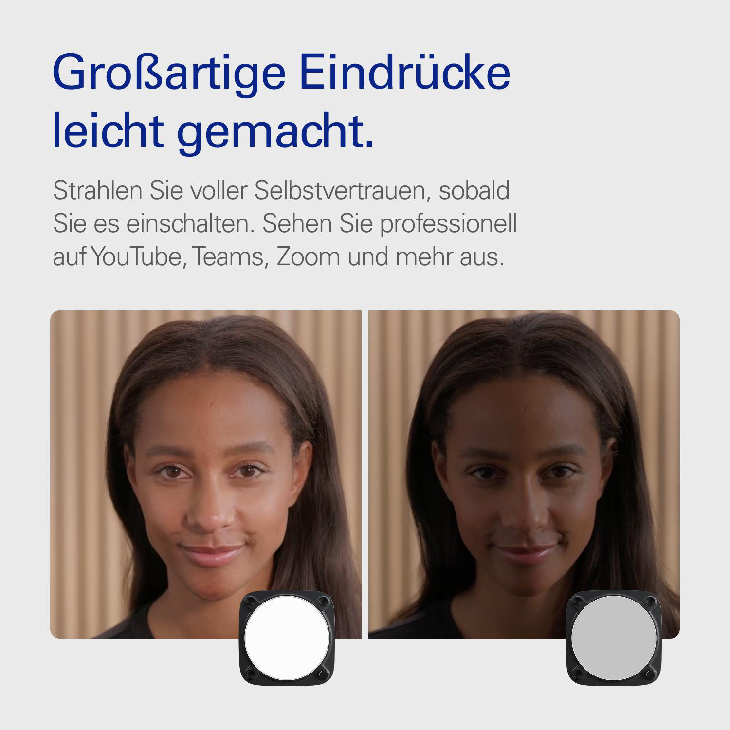 Frau mit hellem und dunklem Licht, zeigt professionelle Ausleuchtung.