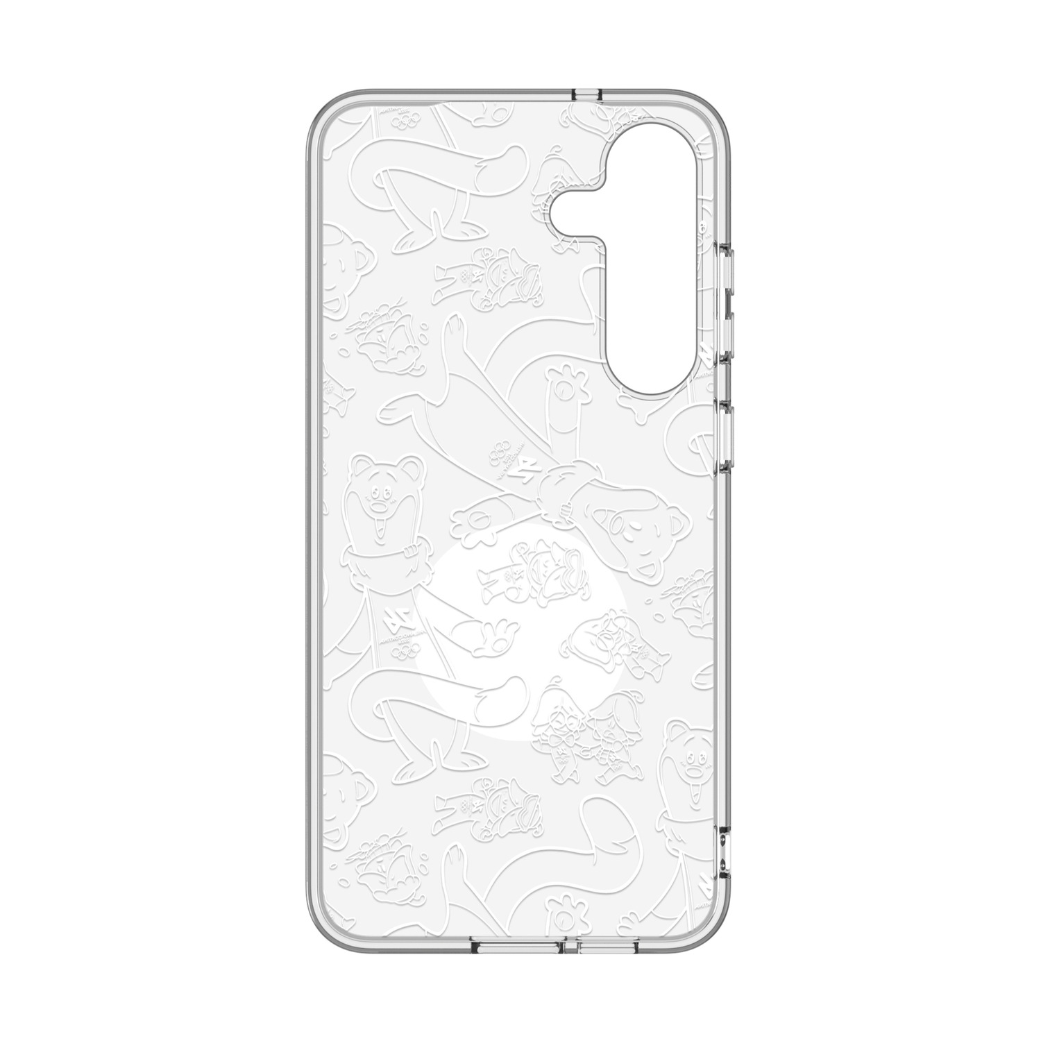 SAMSUNG Transparent Case CORTINA COVER per Galaxy S25+, Trasparente