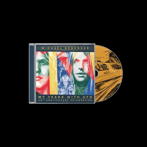 CD-Hülle mit Michael Schenker und UFO-Artwork, daneben eine CD.