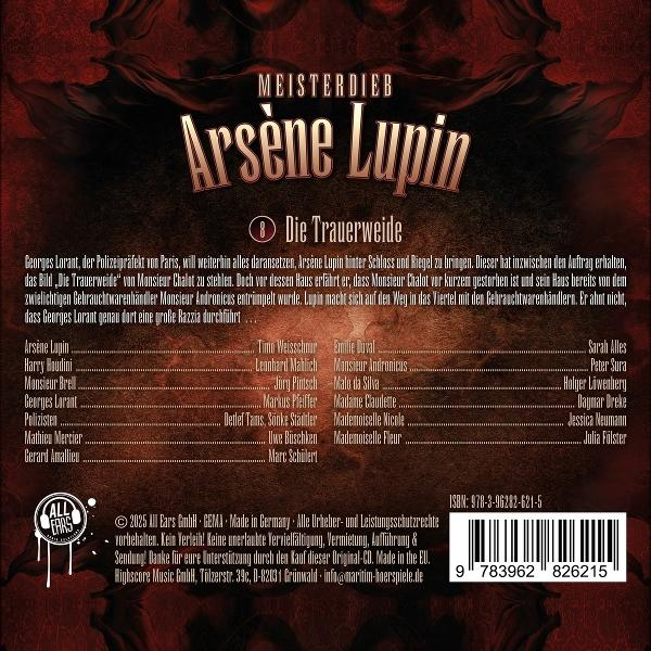 Arsène Lupin Cover: Meisterdieb, Die Trauerweide, Titelliste, ISBN & Barcode.
