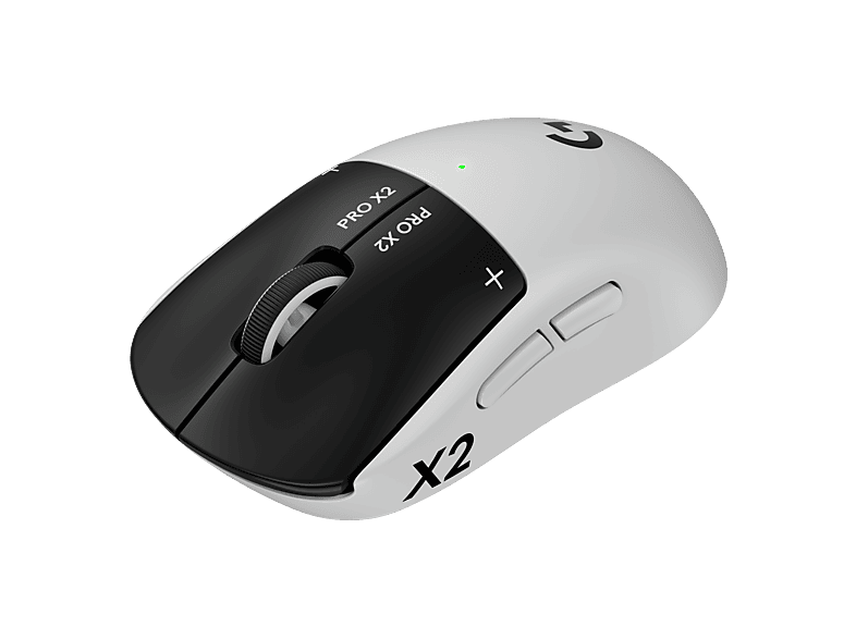 Logitech G Pro X2 Superstrike, USB, Lightspeed, 44.000ppp, Botones programables, Sistema inductivo háptico, 90h, Negro