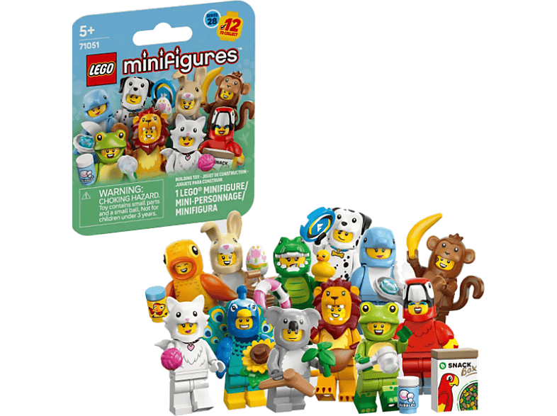Lego 71051: Minifiguren Tiere Serie 28 1 Lego Minifigur (ab 5 Jahren) Fiiguren, Mehrfarbig