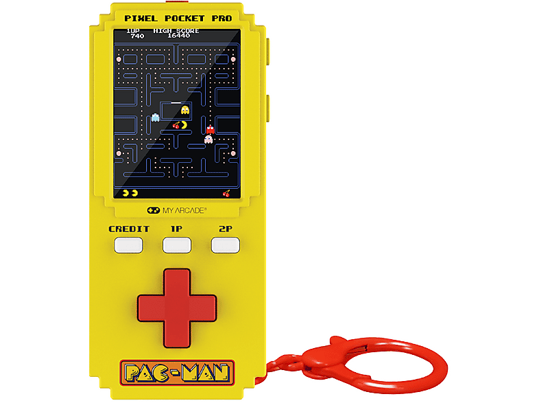 My Arcade Pixel Pocket Pro Pac-Man Portable Gaming System; Retro Pocket System