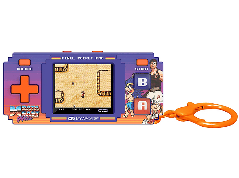My Arcade Pixel Pocket Pro Data East Hits Portable Gaming System; Retro Pocket System