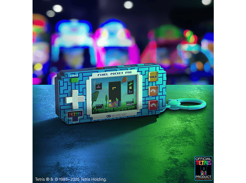 My Arcade Pixel Pocket Pro Tetris Portable Gaming System; Retro Pocket System — Foto 3 von 3