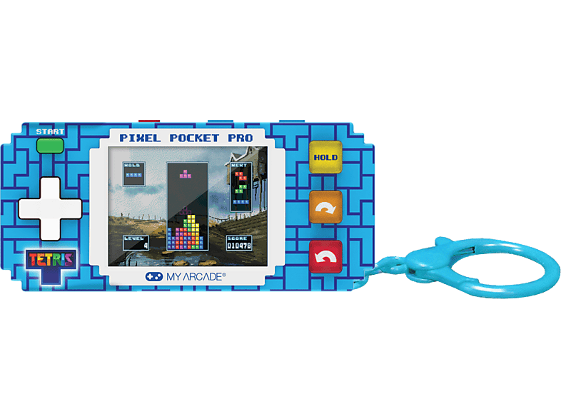 My Arcade Pixel Pocket Pro Tetris Portable Gaming System; Retro Pocket System