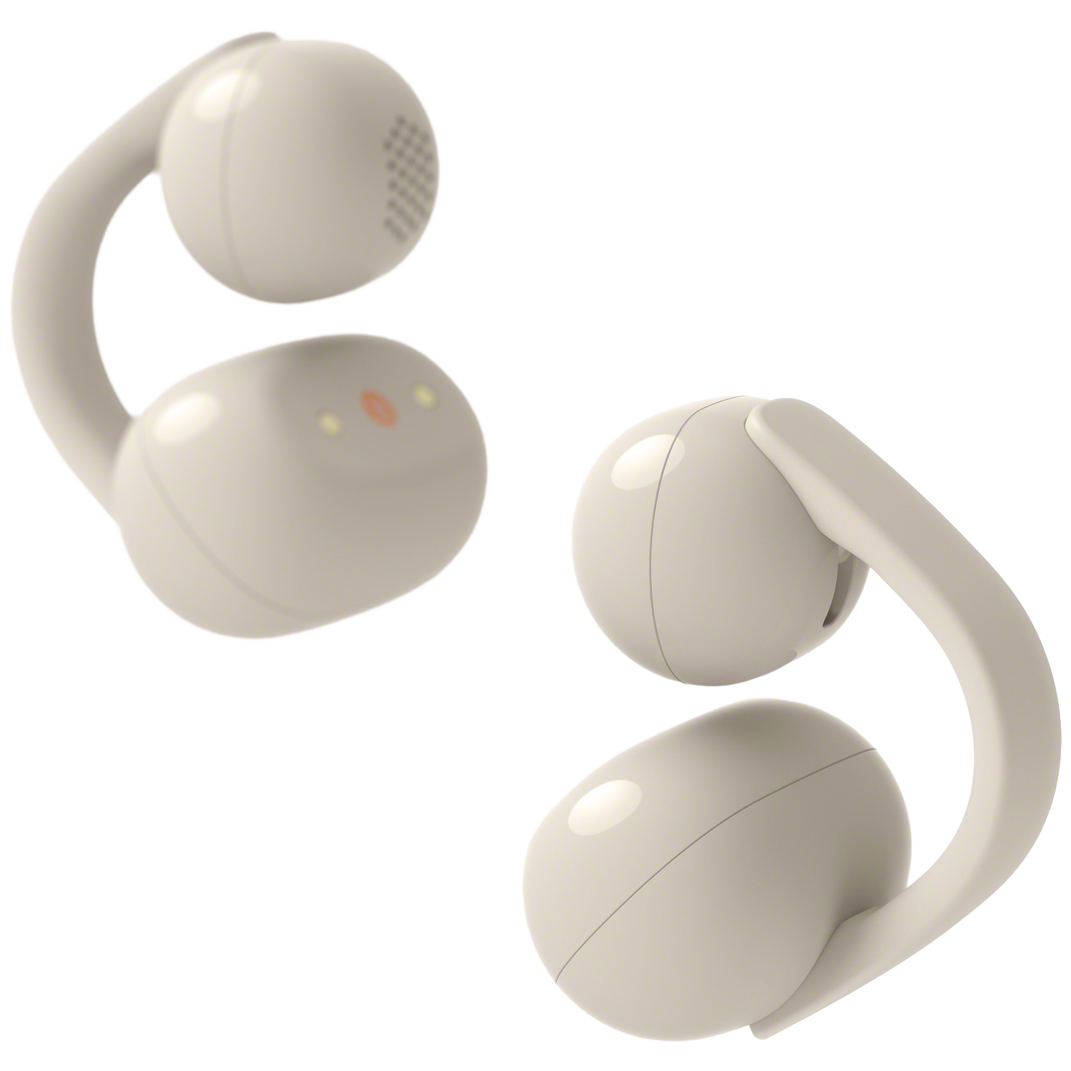 Sony Linkbuds Clip ' Draadloze Open-ear Oordopjes Greige (grijs-beige)