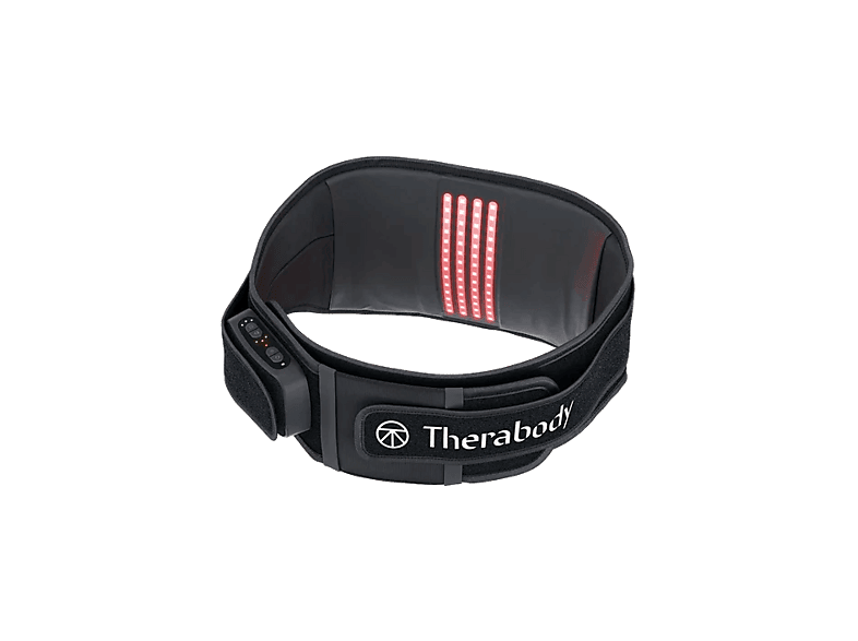 Masajeador - Therabody ThermBack LED, Espalda, 3 Niveles de Calor con Infrarrojos, Vibración, 180 min Autonomía, Negro