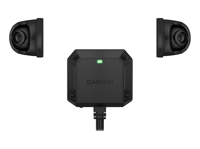 GARMIN dēzl™ DualView, Seiten-Kamerasystem für LKWs, passend LKW-Navi, Schwarz