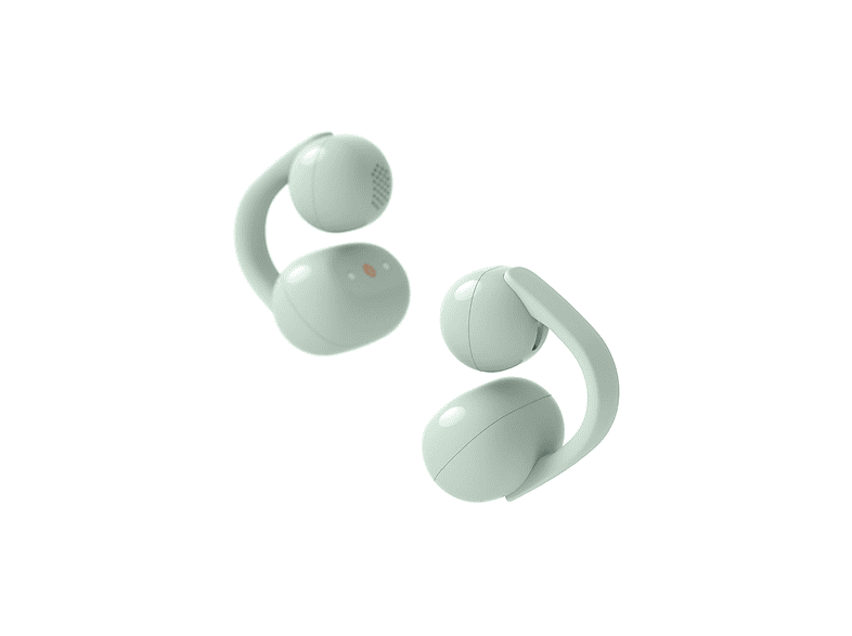 Sony LinkBuds Clip Open-Ear-Kopfhörer - Grün; Open-Ear True Wireless Kopfhörer