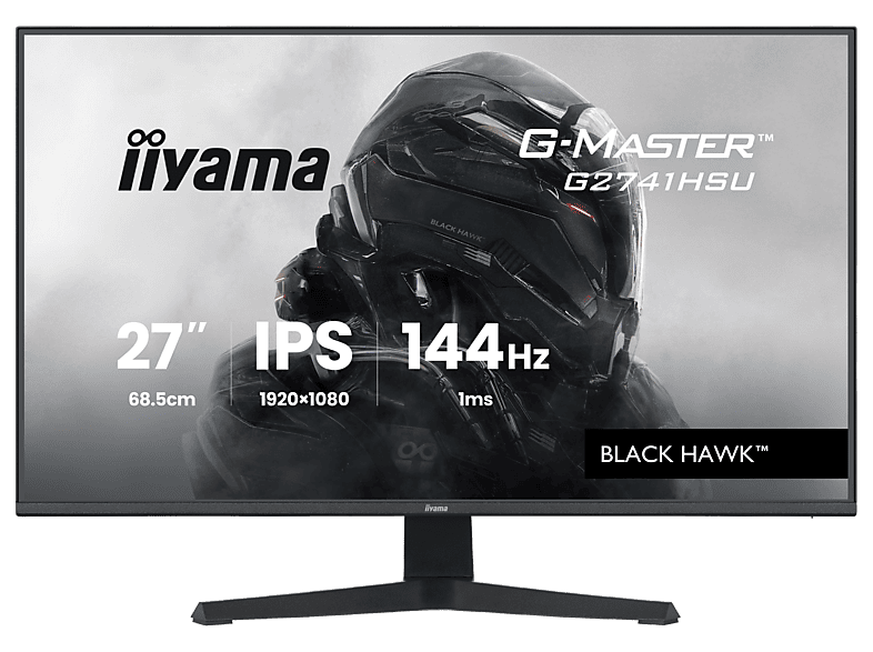 Monitor IIYAMA G-Master Black Hawk G2741HSU-B1 27 FHD IPS 1ms 144Hz FreeSync Tuner Czarny