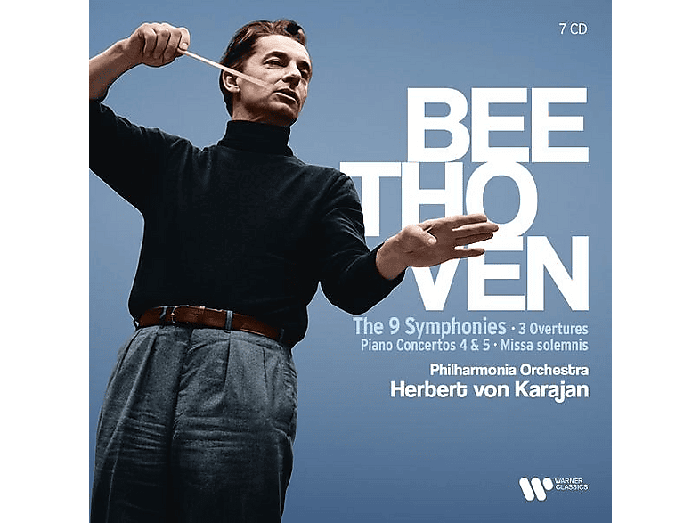 Herbert Von/pol/schwarzkopf/ludwig/+ Karajan - Sinfonien 1-9,Missa solemnis,Klavierkonzerte 4&5 [CD]