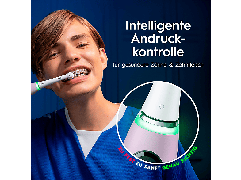 ORAL-B iO 9N Elektrische Zahnbürste Rose Quartz, Reinigungstechnologie: Mikrovibrationen